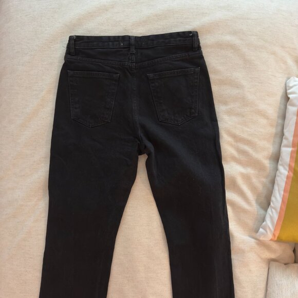 Zara Black Jeans with Split Hem - Picture 13 of 13